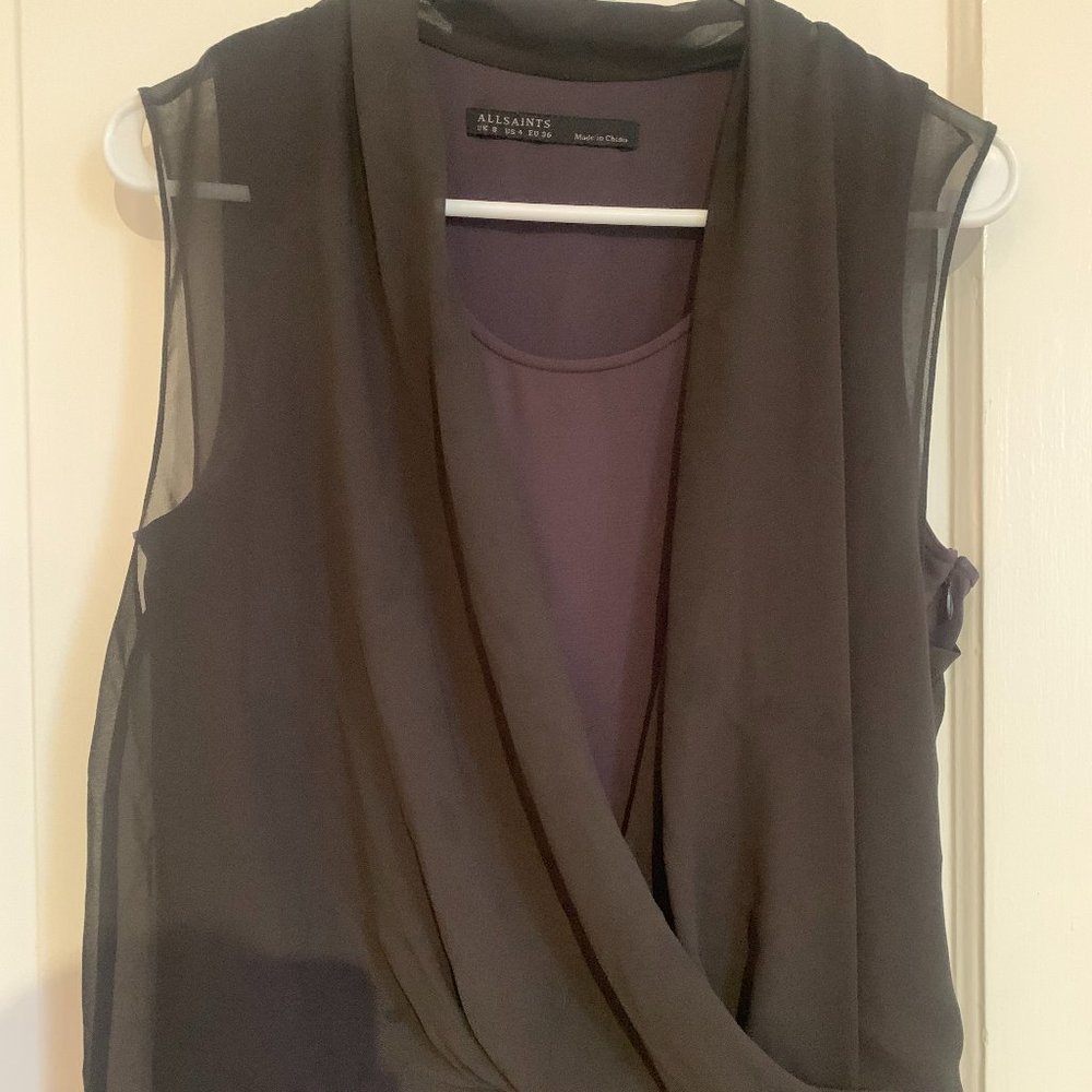 All Saints Charcoal Dress